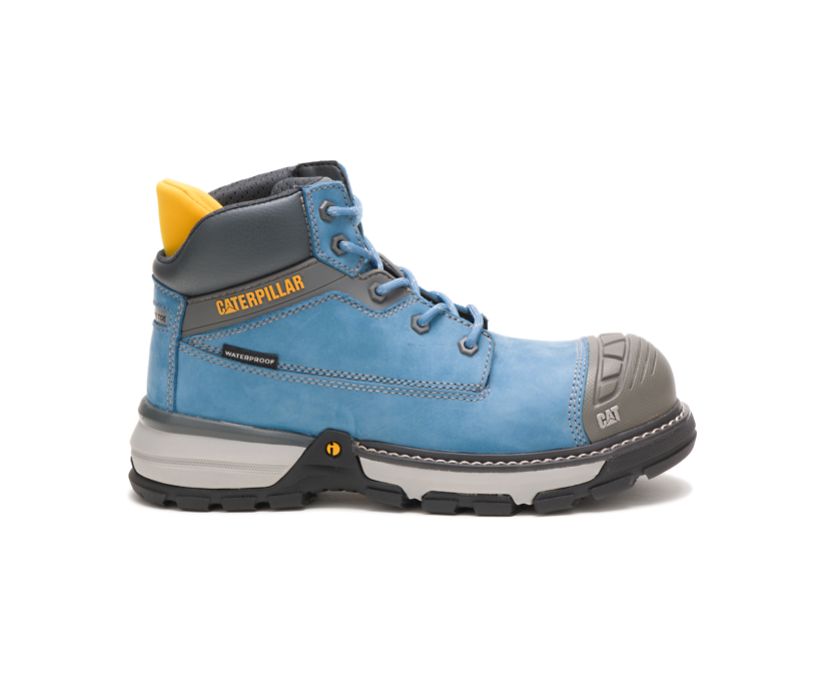 Damske Pracovne Topanky Caterpillar - Excavator Superlite Waterproof Nano Toe - Modre/Siva ( 9056-XZ